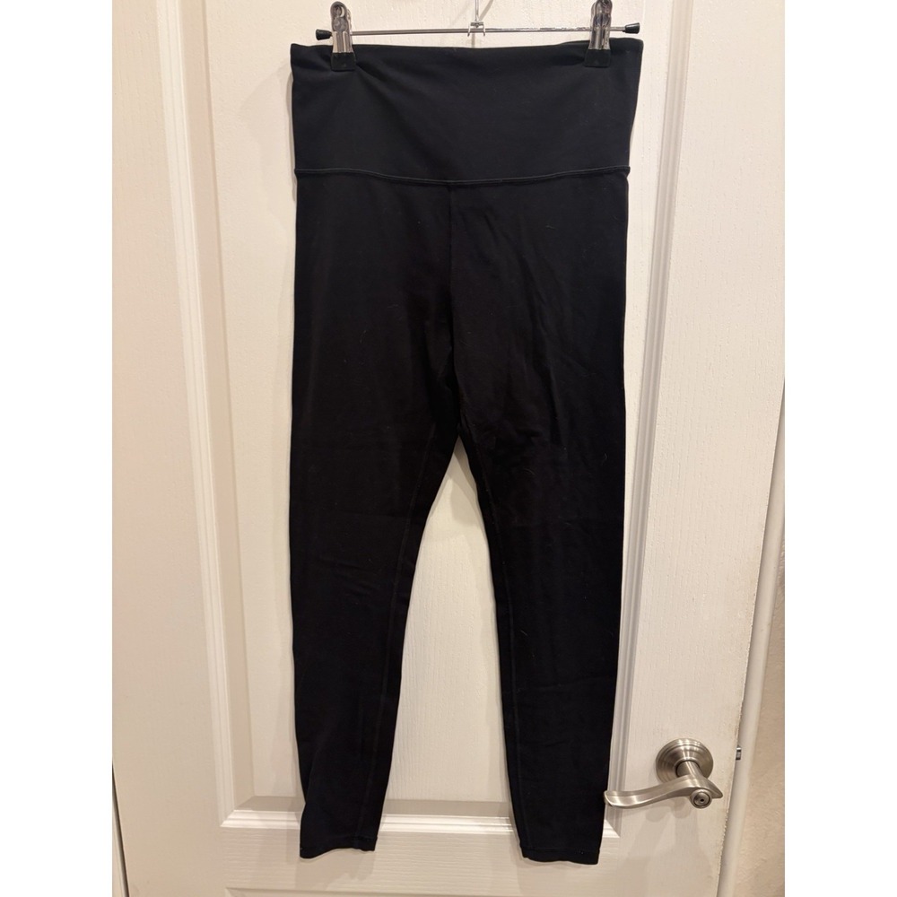 Athleta Ultra High Rise‎ Elation Tight Black Leggings Yoga Crossfit Size S